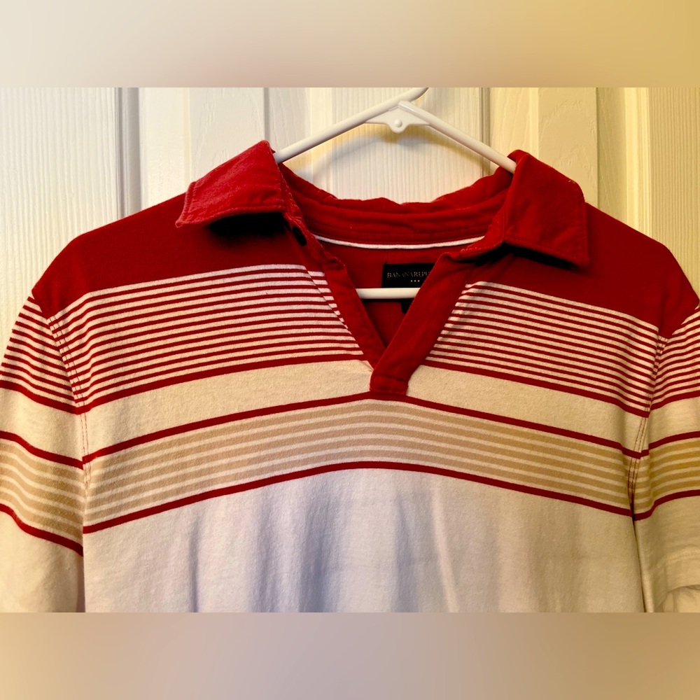 Banana Republic striped polo